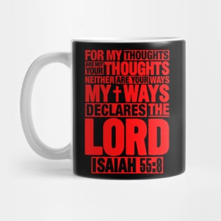 Isaiah 55:8 Mug